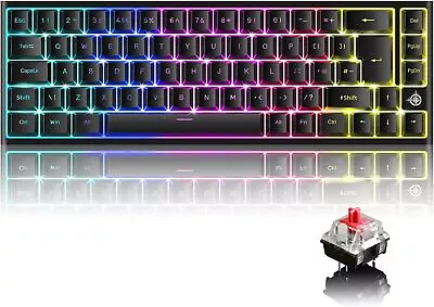 Wired 60% Mechanical Gaming Keyboard RGB Backlit Full Key Anti-Ghosting For PC • $42.99