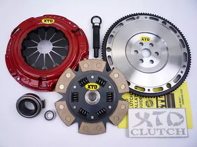 6puck Stage 3 Clutch & Lighten Flywheel Kit 89 90 91 Civic Crx D15 D16 Cable • $166.39