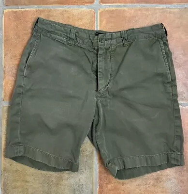 J.Crew Chino Shorts Mens Size 32 Green Stanton Short • $9.99