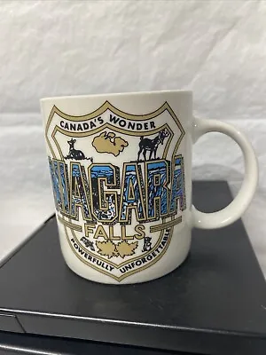 Vintage Mug - Niagara Falls Canada’s Canada Wonder Coffee Cup 8 Oz • $14.99