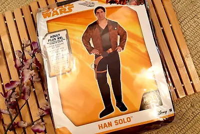 Star Wars Solo Film Halloween Costume   Han Solo  Adult Disney  Size XXL New • $25.77