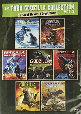 New Godzilla 7 Movie Collection: 2000 / Against Mechagodzilla & 5 More (DVD) • $19.49