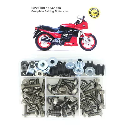 Complete Fairing Bodywork Bolts Kit Fit For Kawasaki GPz900R 1984-1996 Titanium • $31.96