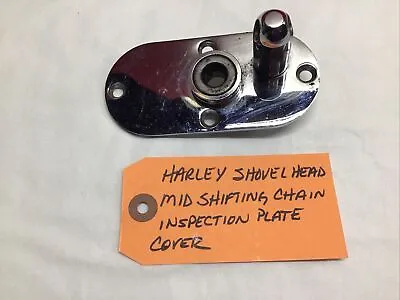 Harley Shovelhead Mid-Shifting Chain Inspection Plate Cover • $50