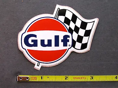 (small)  Gulf  Vintage Original Auto Racing Sticker Decal ** McLaren ** Porsche • $4.95