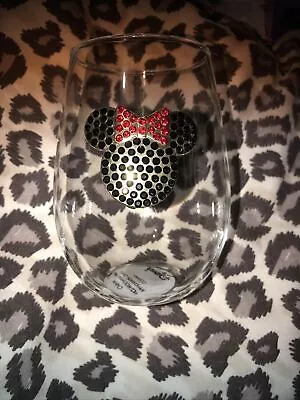 Brand New Minnie Mouse Glass Tumbler Black Gems  • £7