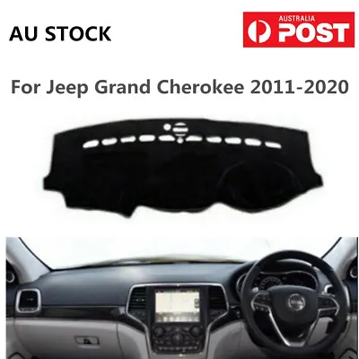 Car Dashboard Mat Dash Mat Protrctor Black For Jeep Grand Cherokee WK2 2011-2020 • $22.37