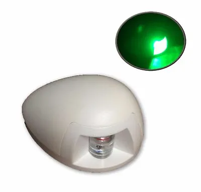 Marine Boat Green Starboard Led Navigation Light Horizontal Mount • $14.99