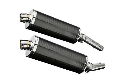 Aprilia RSV1000R Tuono 1000R Factory 14  Carbon Oval Muffler Exhaust Slip On • $520.99