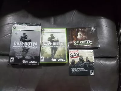 $34.95 • Buy Call Of Duty 4 Modern Warfare Limited Collector's Edition Xbox 360 Read Complete