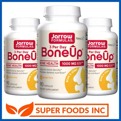 JARROW FORMULAS Bone-Up 90caps - Vitamin C D K2 Zinc Cooper BBE 03/24 DEAL PRICE • £9.95