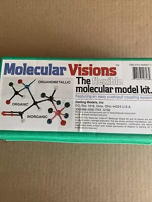 Molecular Visions The Flexible Molecular Model Kit 1996 Organic Chemistry  • $20