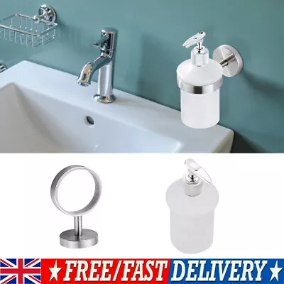 Wall Mount Bathroom Soap Dispenser Public Handwash Lotion Shampoo Liquid Bottle • £15.57