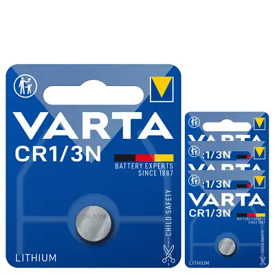 Varta CR1/3N 2L76 CR11108 3V Lithium Batteries X 4 *Long Expiry Dates* • £12.49