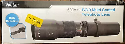 Vivitar Series 1 500mm F/8.0 Lens V-500-PRE • $59.99