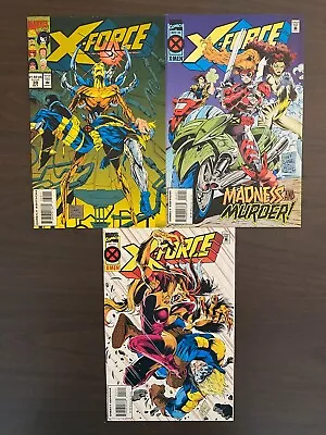 X-Force #'s 39-41 1994 High Grade 9.4 Marvel Comic Book Set CL81-77 • $11.99