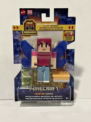 Mattel Minecraft Creator Series Action Figure - ARTIST'S APRON (3.25 Inch) HTL95 • $16.99