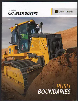 John Deere 700L And 750L  L-Series   Crawler Tractor Dozer Brochure Leaflet • £6.50