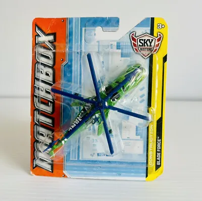 Matchbox 2012 Sky Busters Blade Force Helicopter Green NEW • $14.99