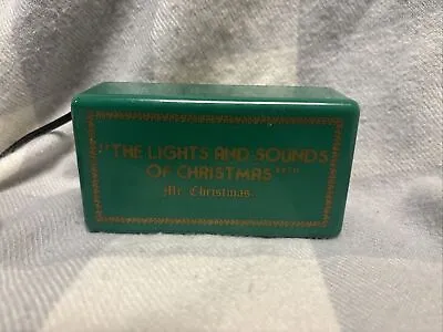 Vintage Mr Christmas The Lights And Sounds Of Christmas Music Box Model 121 • $19.99