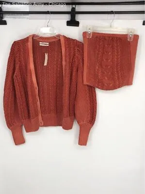 Lot Of 2 NWT ANTHROPOLGIE MANGO KNITTED WOMENS SKIRT SET - Size M • $8.50