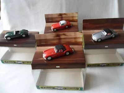 Corgi Classic Models 4 Car Bundle (1 X Austin Healey 3 X MGA) • $20.21