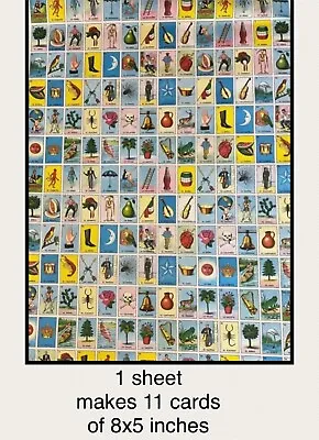 1 New Don Clemente Mexican Loteria Paper Roll Fr Boards Each Roll Makes 45 Cards • $7