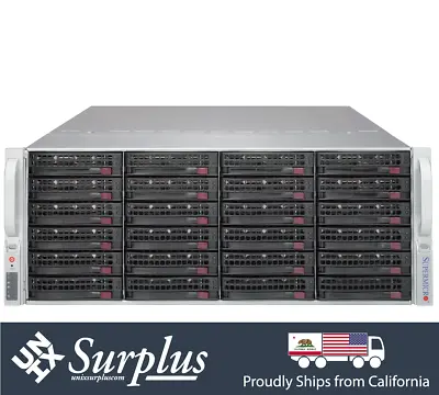 4U 24 Bay SAS3 Vmware Storage Server X10QBi Xeon 48 Cores 1TB RAM 4x PCI-E X16   • $1499