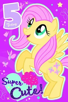 5th Birthday Card My Little Pony Age 5 Birthday Card Includes Envelope • £2.80
