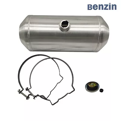 Alum Fuel/Gas Tank For Truck/Hot Rod Boat 8Gal 10x24  Cente Fill 1/4 NPT Outlet  • $153.06