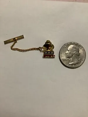 Vintage (1970’s) GOP  Republican Elephant Tie Pin With Chain • $5.49