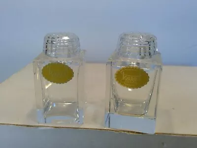 Vintage Posseil Crystal Salt & Pepper Shakers • $13.99