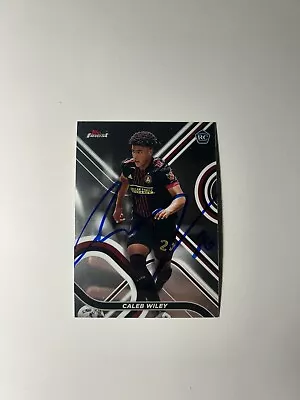Caleb Wiley Signed Auto Rc ATLANTA UNITED AUTOGRAPHED CARD Finest MLS Soccer • $7