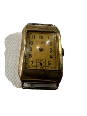 $60 • Buy Vintage Gents Titan Gold Plated Wrist Watch 