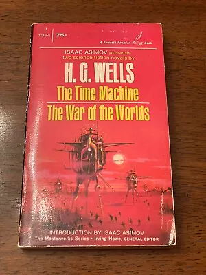 The Time Machine And The War Of The Worlds 1968 Paperback H. G. Wells Very Good • $9.95