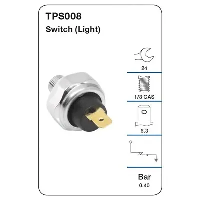 $17.95 • Buy Tridon Oil Pressure Switch TPS008 Fits Mitsubishi FTO 2.0 (DE3A) 127kw, 2.0 (...