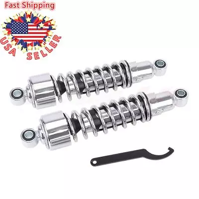 Chrome Rear Shocks Absorber For Harley Dyna Low Rider Glide FXR 82-94 XL883 1200 • $82.95