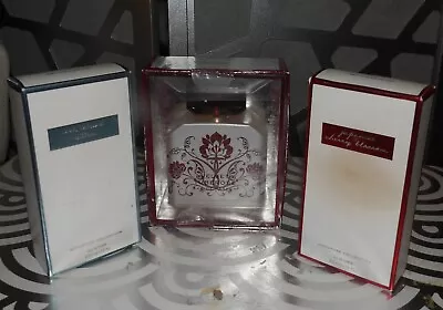 3 Vtg. B&bw Japanese Cherry Blossomsea Island Cottonvelvet Tuberose Perfume • $179