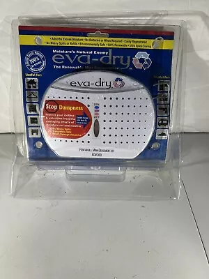 Eva-Dry EDV300 Renewable Mini Dehumidifier - White - New • $14