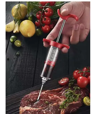 Turkey Baster Marinade Injector Brush Bulb Meat Seasoning Flavor Bbq Kitchen • $9.89