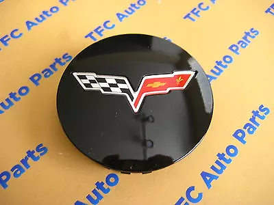 $31.07 • Buy Chevy Chevrolet Corvette C6 Gloss Black Center Cap OEM New Genuine GM  2008-2013
