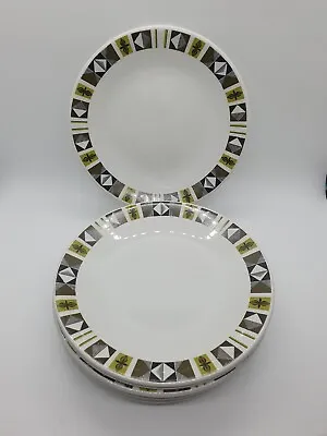 8x Vintage Retro 1970s Washington Pottery Ironstone Oakwood Side/Tea Plates • £6