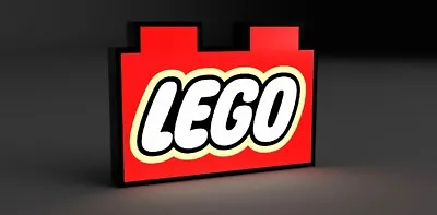 LEGO LED Illuminated Light Box Lego Kids Bedroom Lego LED Display • £69.99