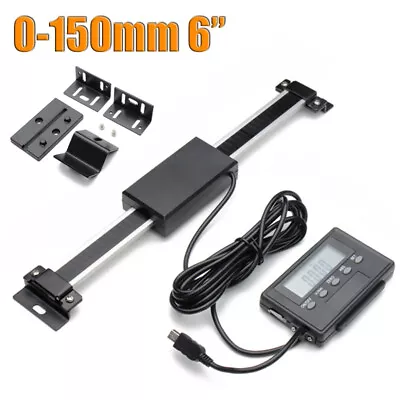 6'' 0-150mm Digital Readout Linear Scale DRO Magnetic Remote External Display SS • $38.35