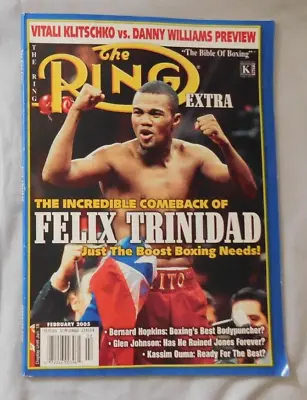 $10 • Buy Felix Trinidad - February 2005 The RING Boxing Magazine Ex