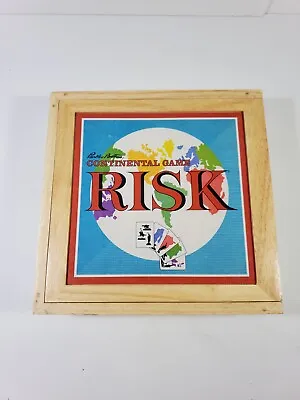 Risk Parker Brothers Nostalgia Collection 2003 Wood Box Board Game Series • $29.99