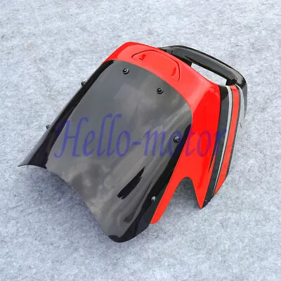 Red Front Upper Fairing Cowl Windshield Nose Cover For KAWASAKI ZRX1100 ZRX1200 • $119