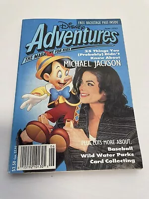 $12 • Buy DISNEY ADVENTURES MAGAZINE June 1993 Michael Jackson & Pinocchio + Lego Cards