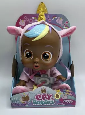 $63.61 • Buy Cry Babies Jassy The Pink Unicorn Interactive Baby Doll Cries Real Tears New