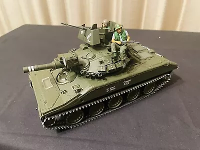 Tamiya 1:35 Scale US Tank M551  Pro Built Vietnam War  Tank W/ 2 Figurines • $39.99